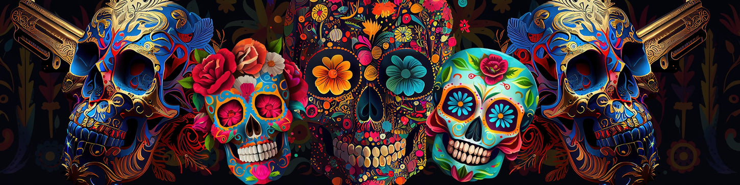 Dia De Los Muertos Banner